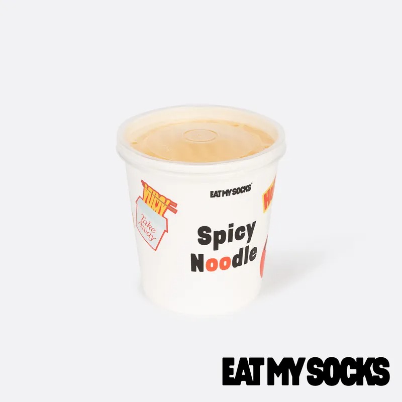EAT MY SOCKS｜襪子｜快餐系列｜泡麵 (2入)◉70D036